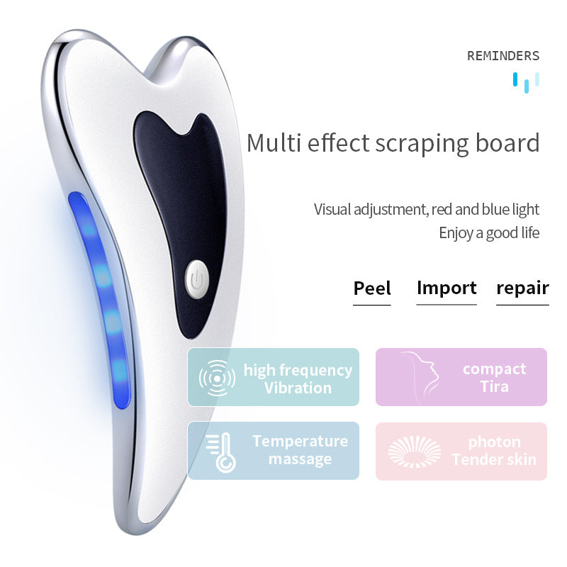 Gua Sha Électrique : Masseur liftant Chauffant visage