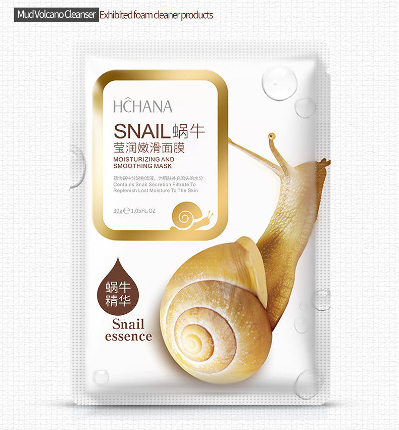 Masque anti-âge hydratant à base d'escargot