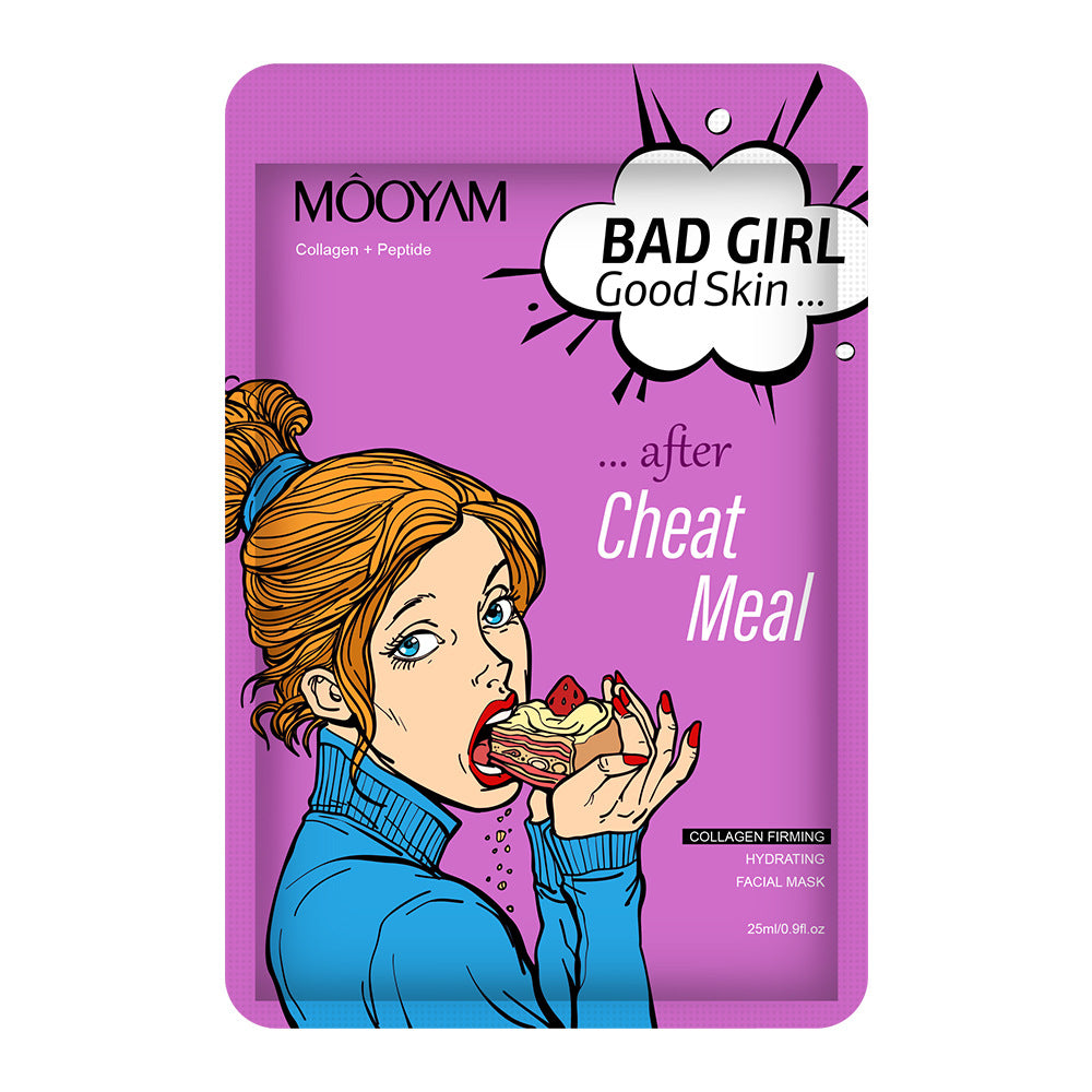 Masque Hydratant Acide Hyaluronique Masque Charbon Bambou Ginseng Rouge Miel BAD GIRL Series