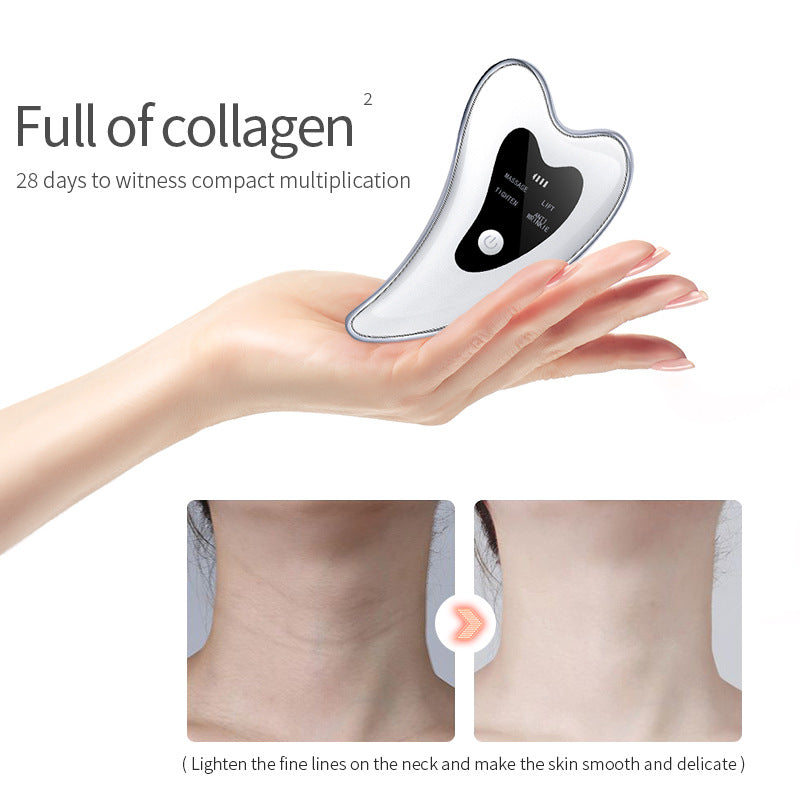 Gua Sha Électrique : Masseur liftant Chauffant visage