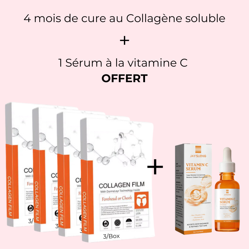 4 mois de cure Masque Collagène soluble + sérum vitamine C