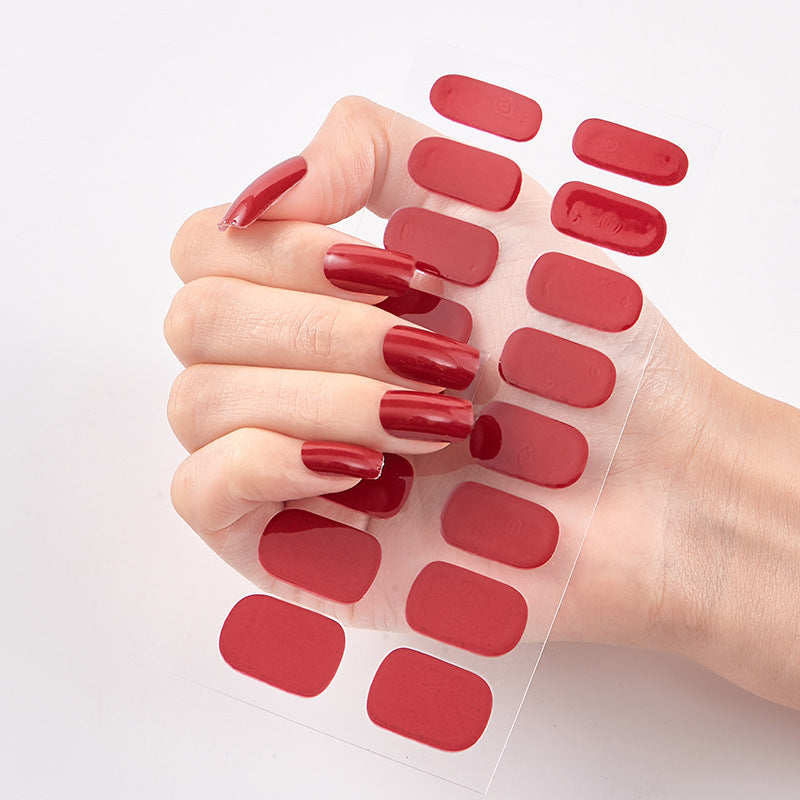 Stickers Nail Art Élégants Collection Pink Unies