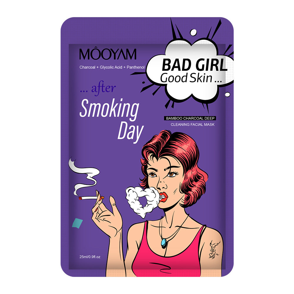 Masque Hydratant Acide Hyaluronique Masque Charbon Bambou Ginseng Rouge Miel BAD GIRL Series
