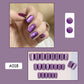 Faux ongles réutilisables Press On - Violet œil de chat