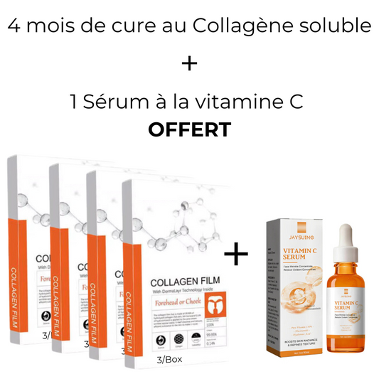 4 mois de cure  Masque Collagène soluble + sérum vitamine C